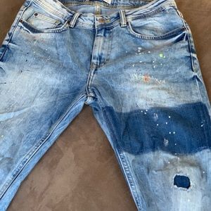 Zara Mens blue jeans